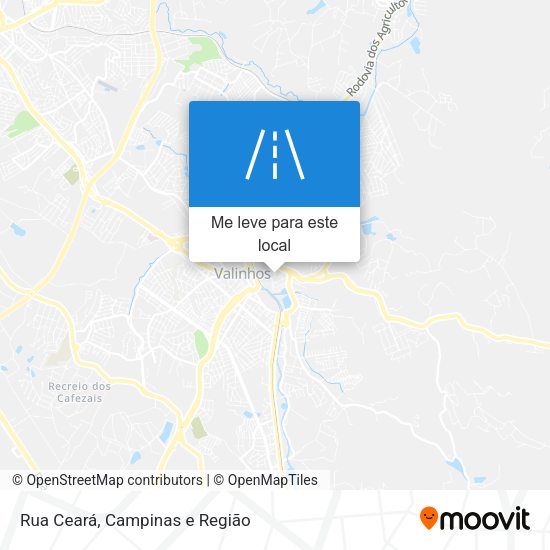 Rua Ceará mapa