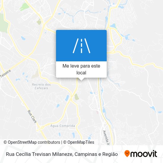 Rua Cecília Trevisan Milaneze mapa