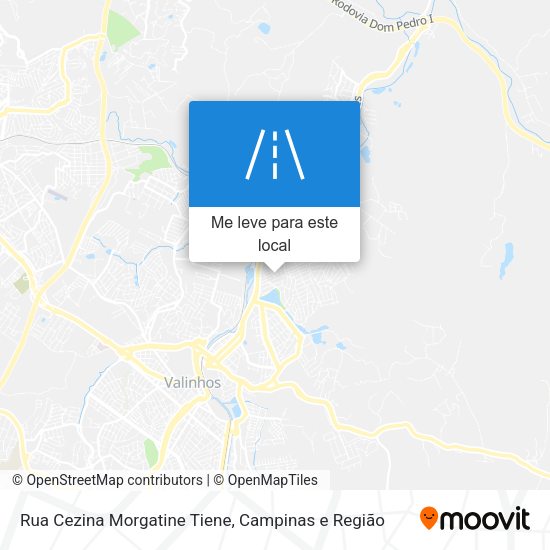 Rua Cezina Morgatine Tiene mapa