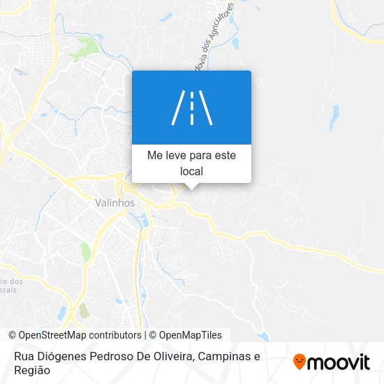 Rua Diógenes Pedroso De Oliveira mapa