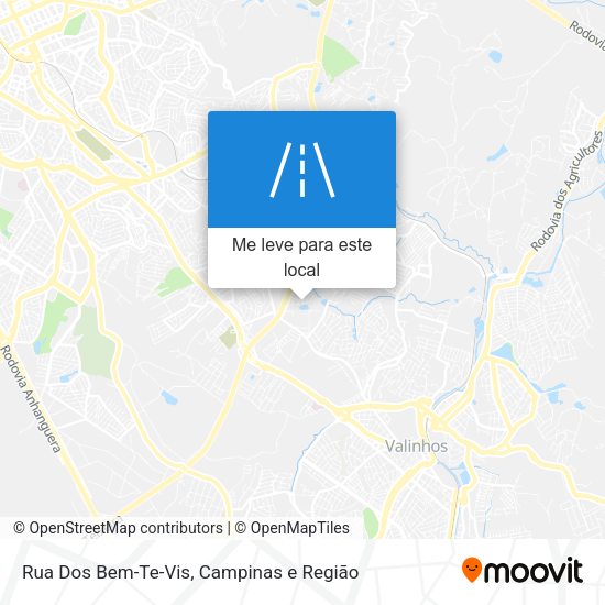 Rua Dos Bem-Te-Vis mapa