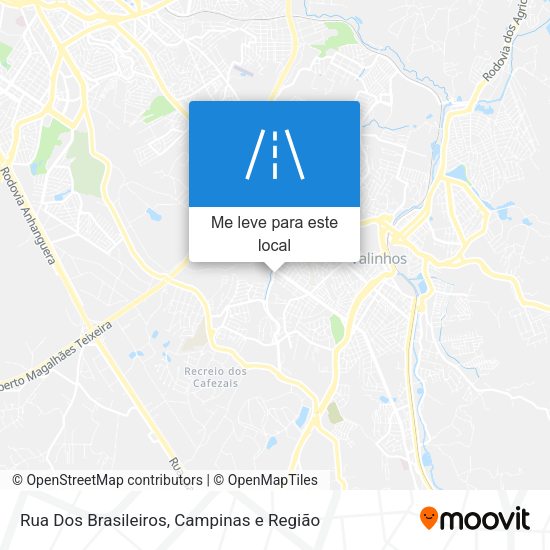Rua Dos Brasileiros mapa