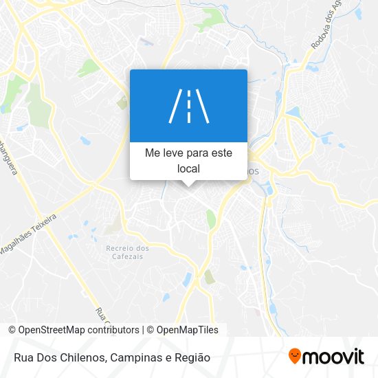 Rua Dos Chilenos mapa