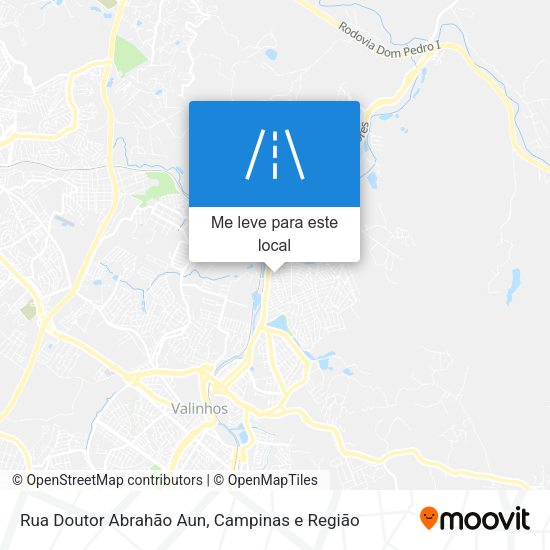 Rua Doutor Abrahão Aun mapa