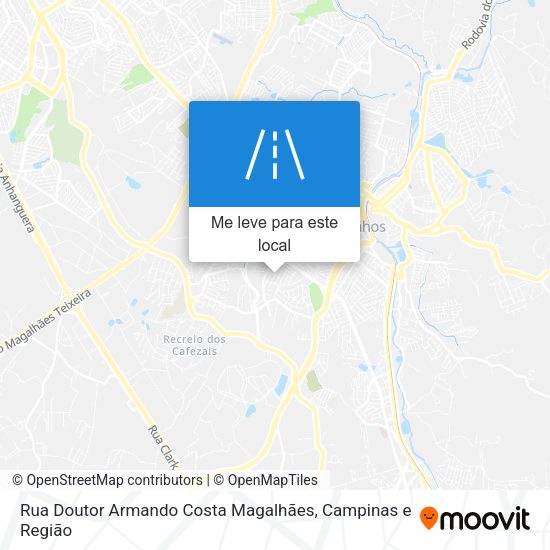 Rua Doutor Armando Costa Magalhães mapa