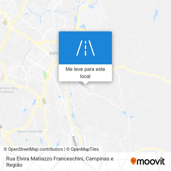 Rua Elvira Matiazzo Franceschini mapa
