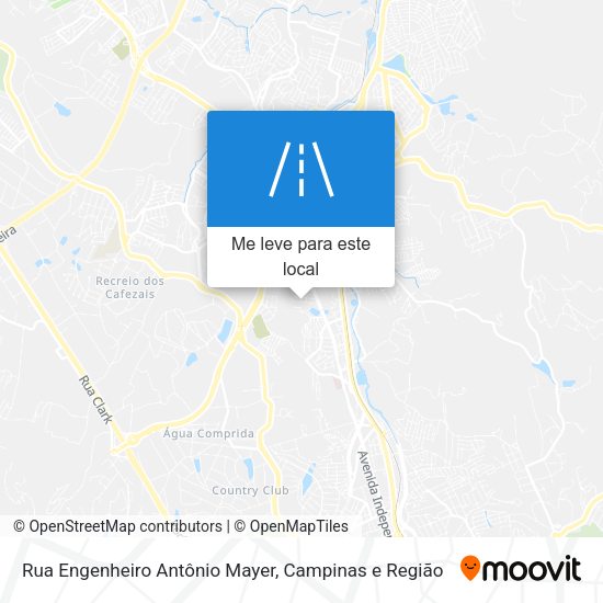 Rua Engenheiro Antônio Mayer mapa