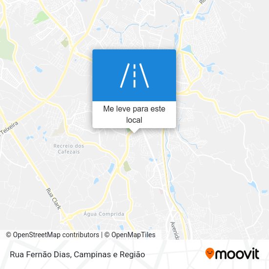 Rua Fernão Dias mapa