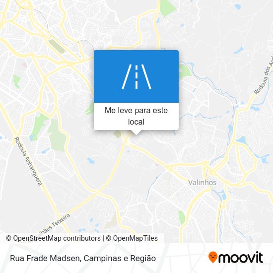 Rua Frade Madsen mapa