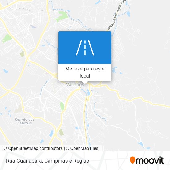 Rua Guanabara mapa