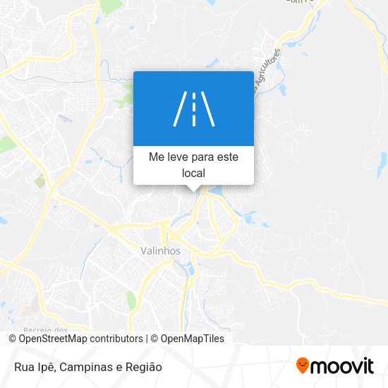 Rua Ipê mapa