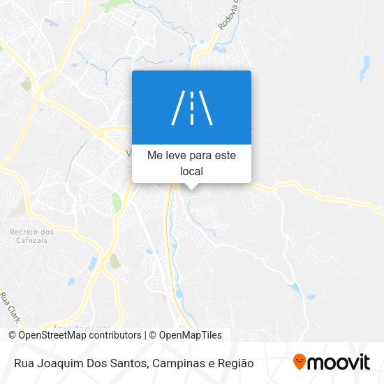 Rua Joaquim Dos Santos mapa