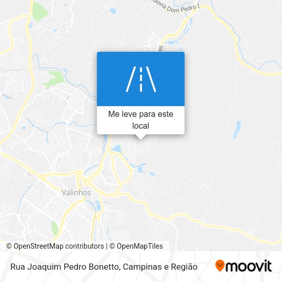 Rua Joaquim Pedro Bonetto mapa