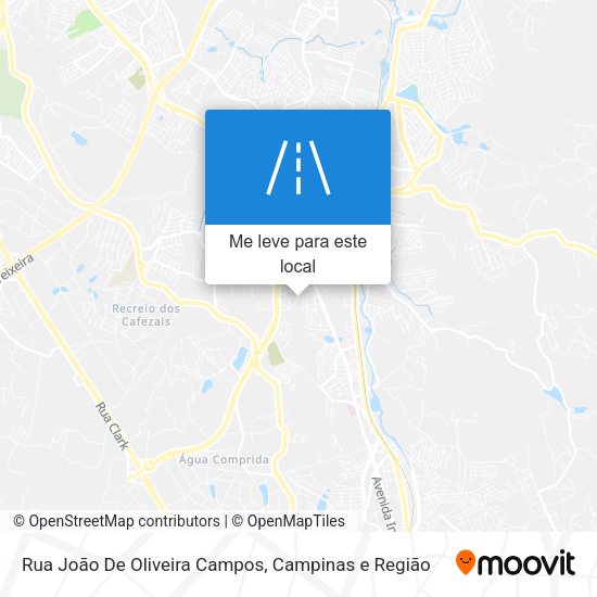 Rua João De Oliveira Campos mapa