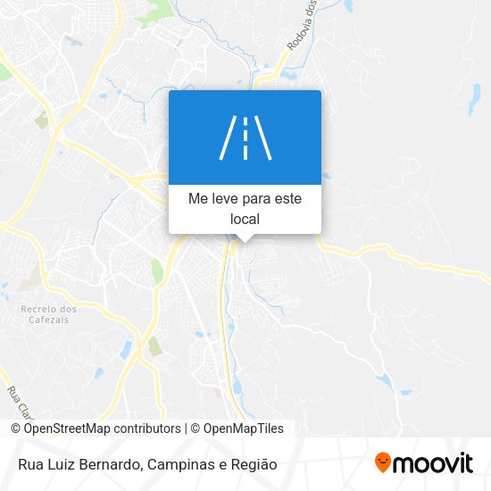 Rua Luiz Bernardo mapa