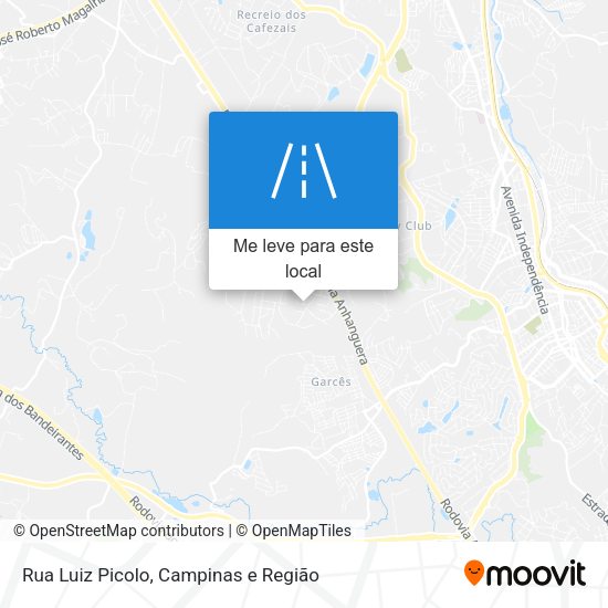 Rua Luiz Picolo mapa