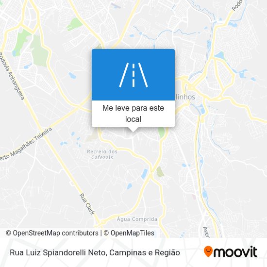 Rua Luiz Spiandorelli Neto mapa