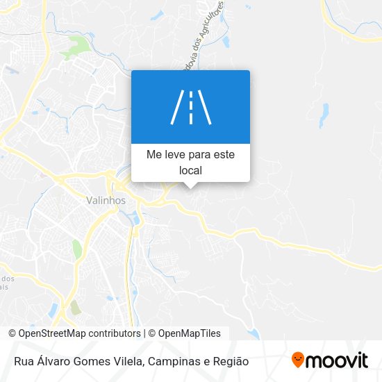Rua Álvaro Gomes Vilela mapa