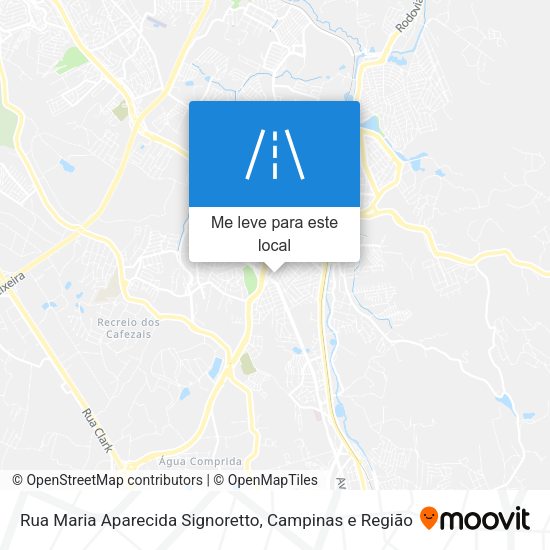 Rua Maria Aparecida Signoretto mapa