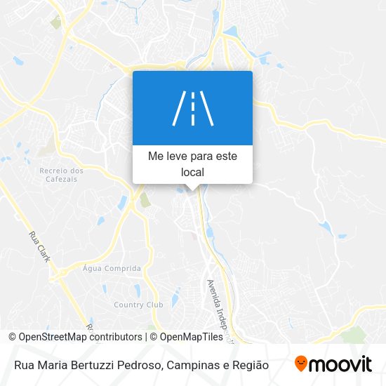 Rua Maria Bertuzzi Pedroso mapa