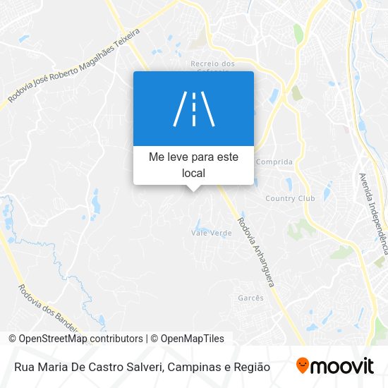 Rua Maria De Castro Salveri mapa