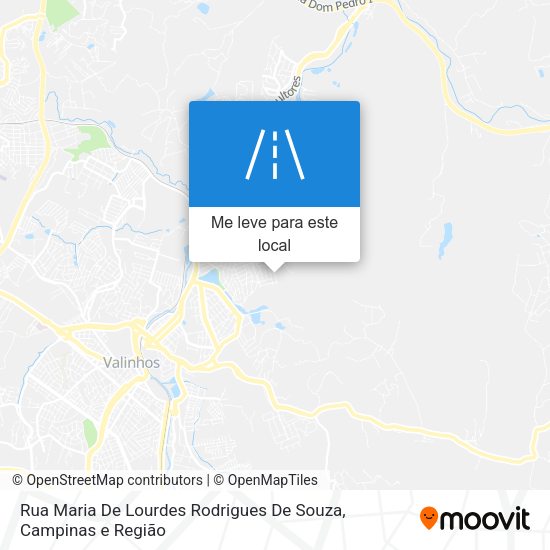 Rua Maria De Lourdes Rodrigues De Souza mapa