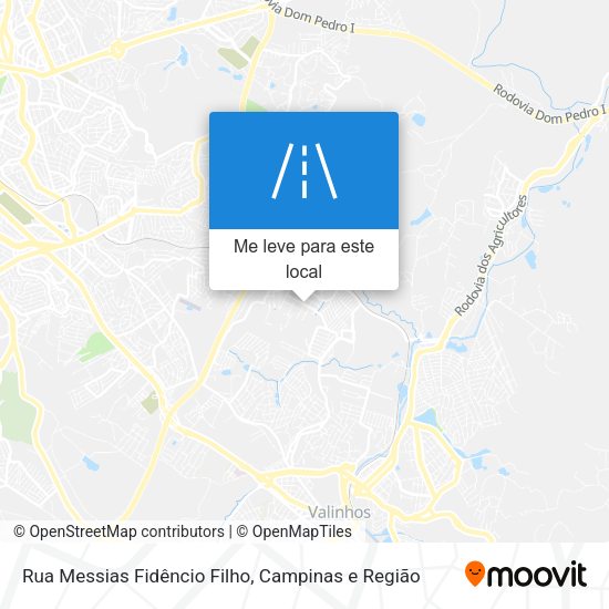 Rua Messias Fidêncio Filho mapa