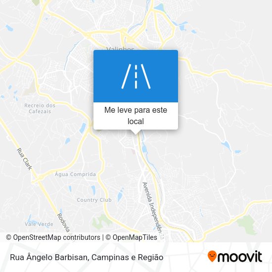 Rua Ângelo Barbisan mapa