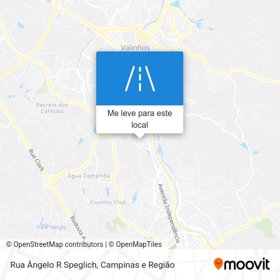 Rua Ângelo R Speglich mapa