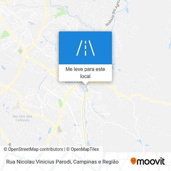 Rua Nicolau Vinicius Parodi mapa