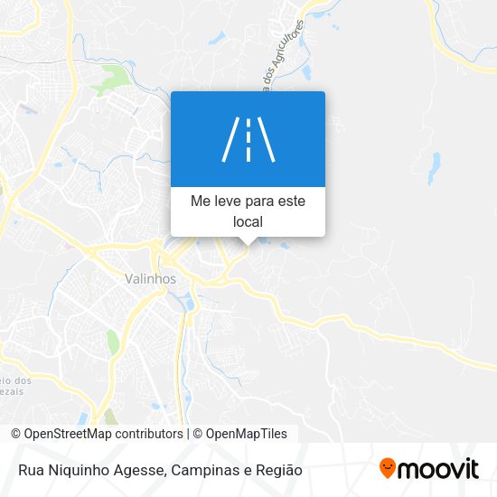 Rua Niquinho Agesse mapa