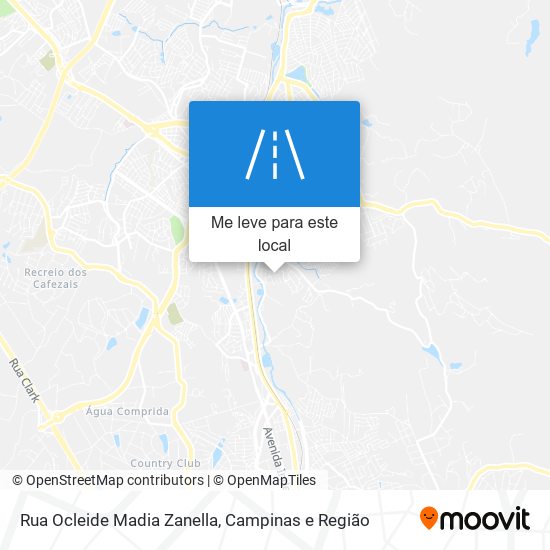 Rua Ocleide Madia Zanella mapa