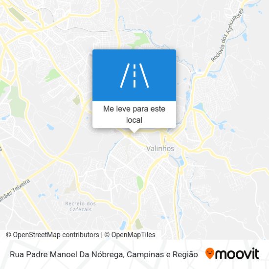 Rua Padre Manoel Da Nóbrega mapa
