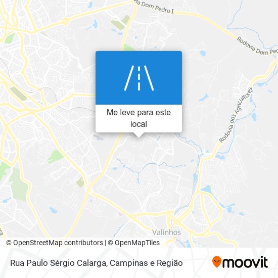 Rua Paulo Sérgio Calarga mapa