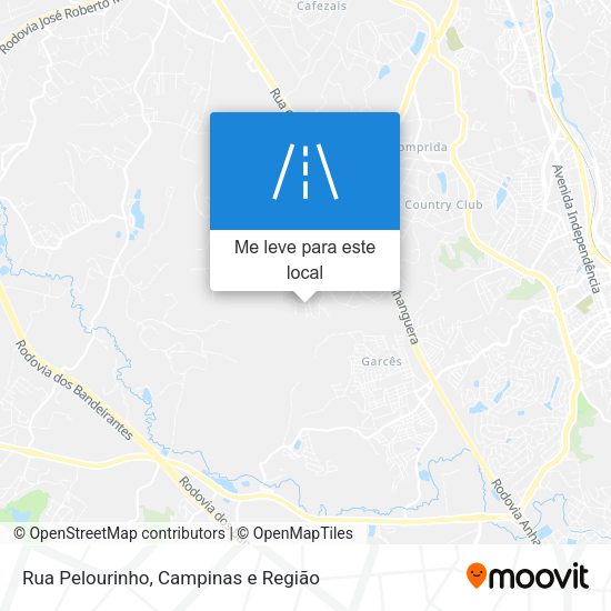 Rua Pelourinho mapa