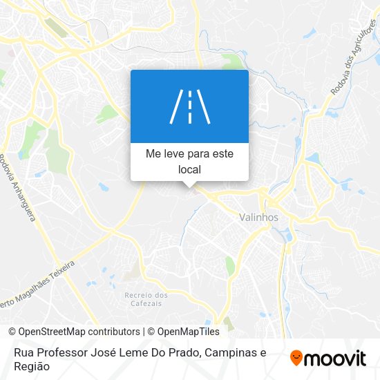 Rua Professor José Leme Do Prado mapa