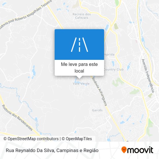 Rua Reynaldo Da Silva mapa