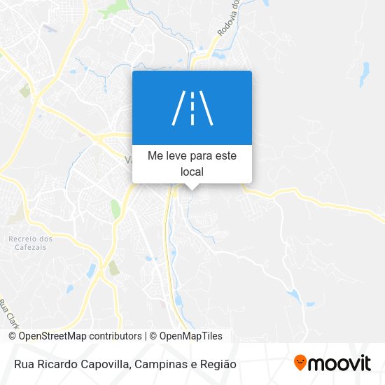Rua Ricardo Capovilla mapa