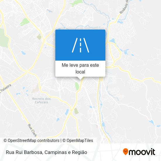 Rua Rui Barbosa mapa