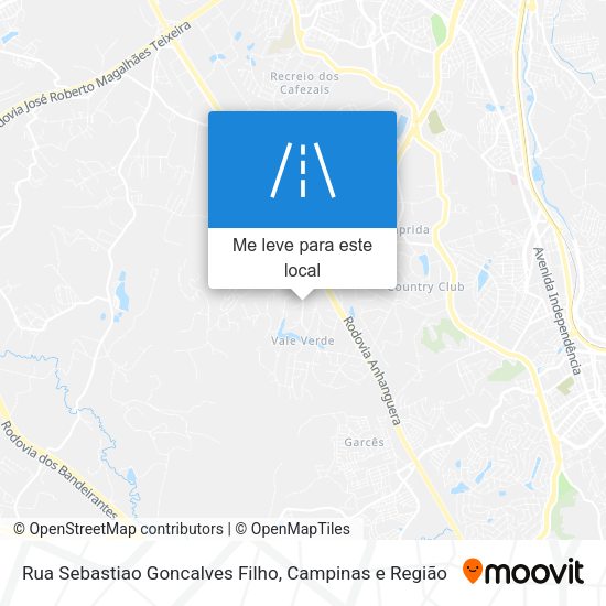 Rua Sebastiao Goncalves Filho mapa