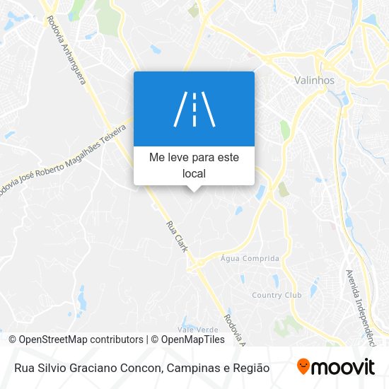 Rua Silvio Graciano Concon mapa