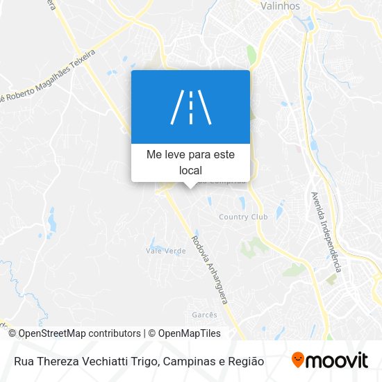 Rua Thereza Vechiatti Trigo mapa