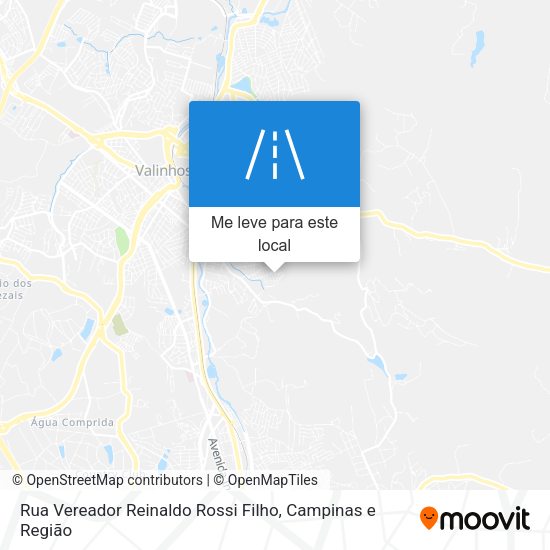 Rua Vereador Reinaldo Rossi Filho mapa