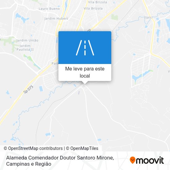 Alameda Comendador Doutor Santoro Mirone mapa