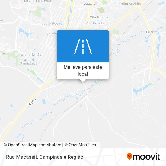 Rua Macassit mapa