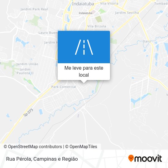 Rua Pérola mapa