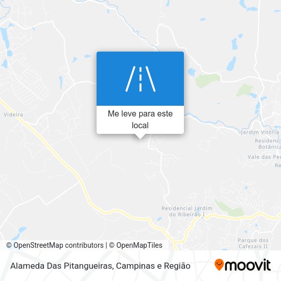Alameda Das Pitangueiras mapa