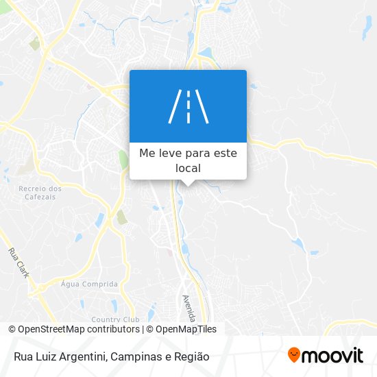 Rua Luiz Argentini mapa