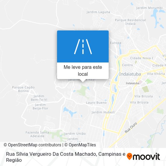 Rua Sílvia Vergueiro Da Costa Machado mapa