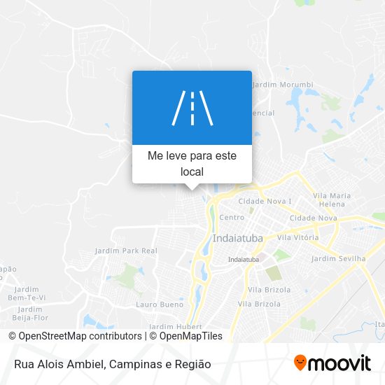 Rua Alois Ambiel mapa